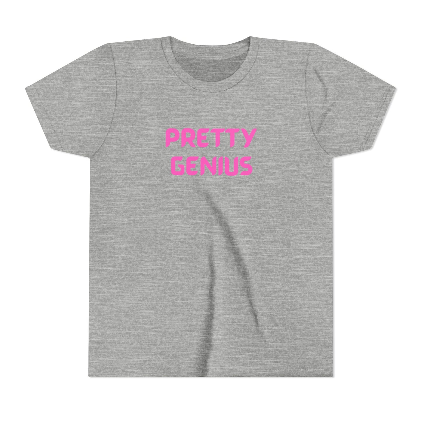 Pretty Genius Girls Tee - Cute T-Shirt, Gift for Kids, Birthday Outfit, Fun Everyday Wear, Graphic Tee, Gift for Girls