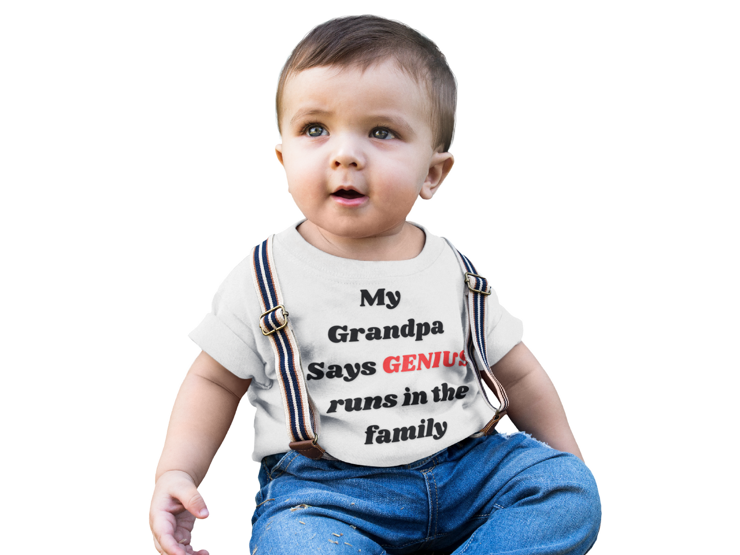 Infant Genius Tee - Adorable Baby Shirt, Gift for Grandparents, Cute Baby Clothes, Family Bonding, First Birthday Outfit