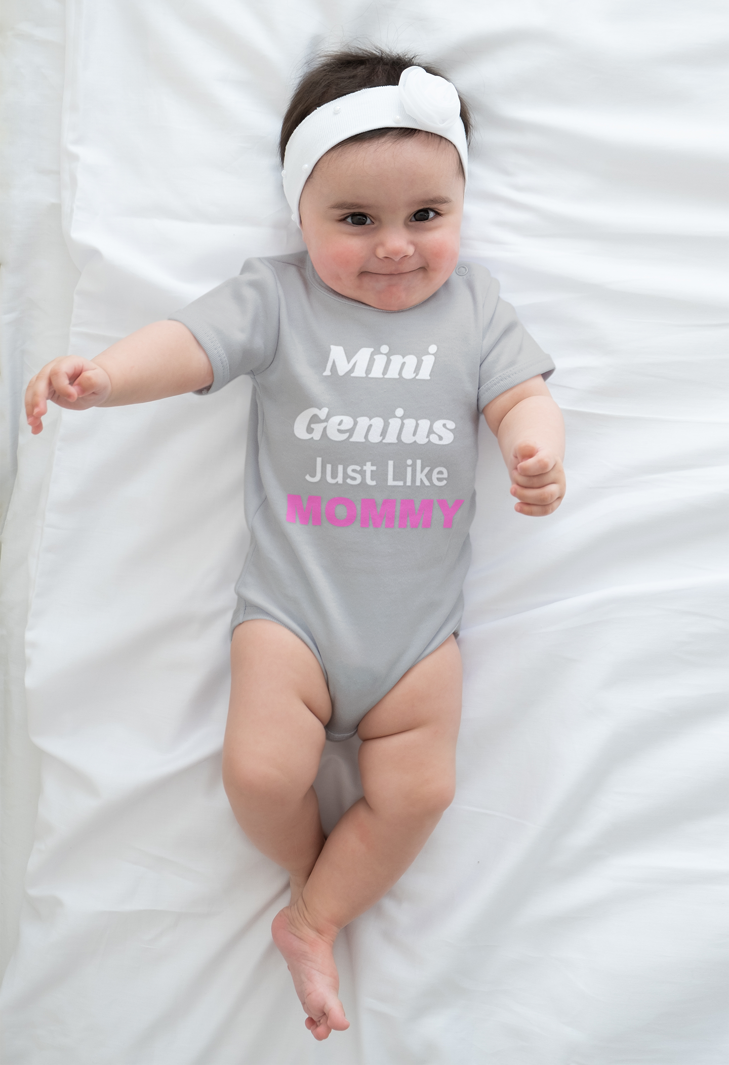 Infant Baby Bodysuit - Mini Genius Like Mommy, Cute Baby Gift, Toddler Outfit, Newborn Fashion, Baby Shower Idea