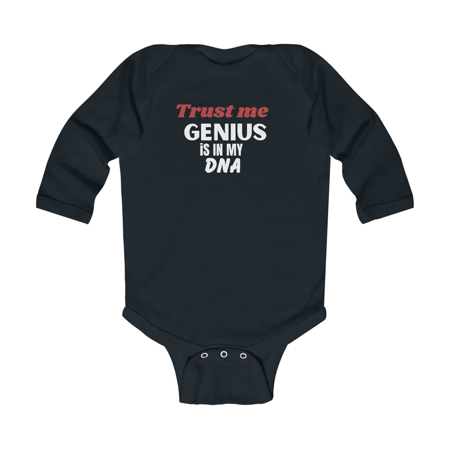Genius In My DNA Infant Bodysuit, Funny Baby Outfit, Newborn Gift, Baby Shower Present, Cute Baby Clothes