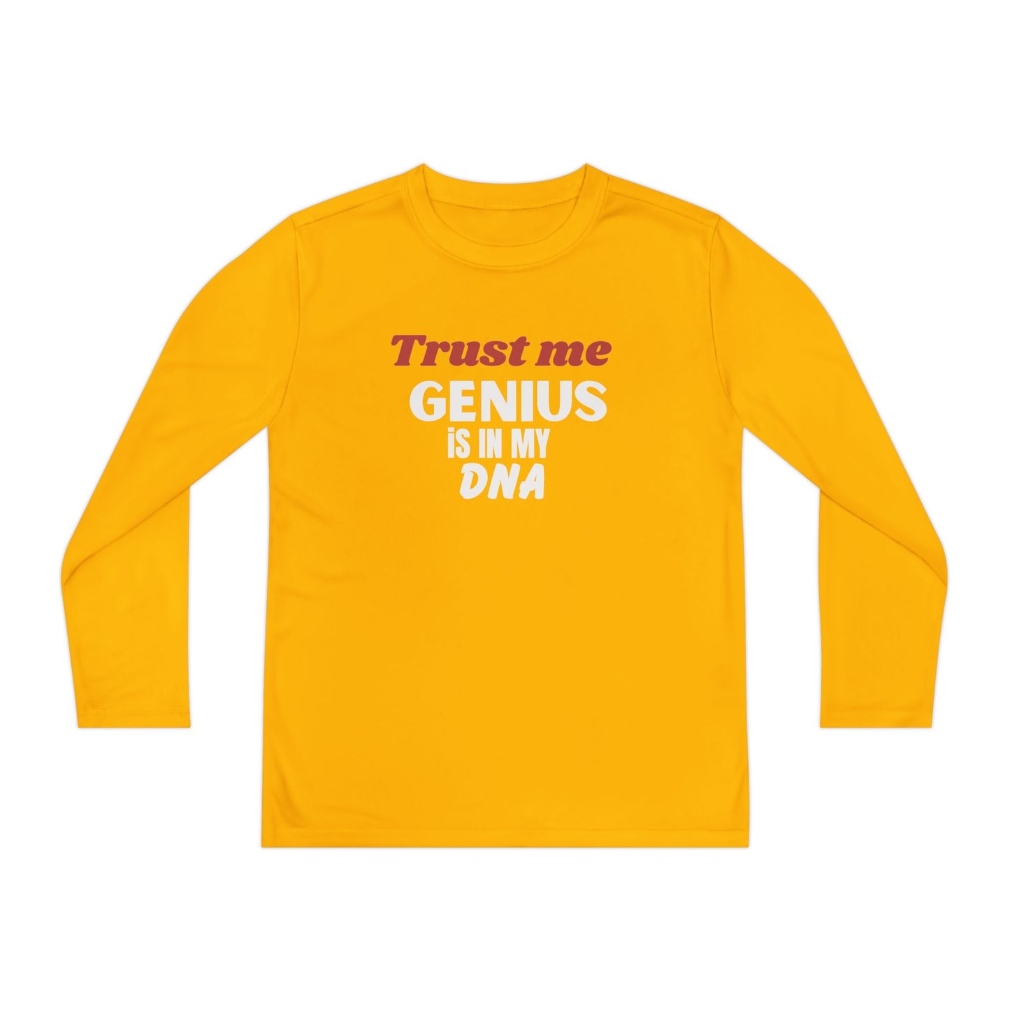 Youth Long Sleeve T-Shirt - Trust Me, Genius is in My DNA - Perfect for Birthdays, School Events, Gift for Young Scholars, Casual [...]