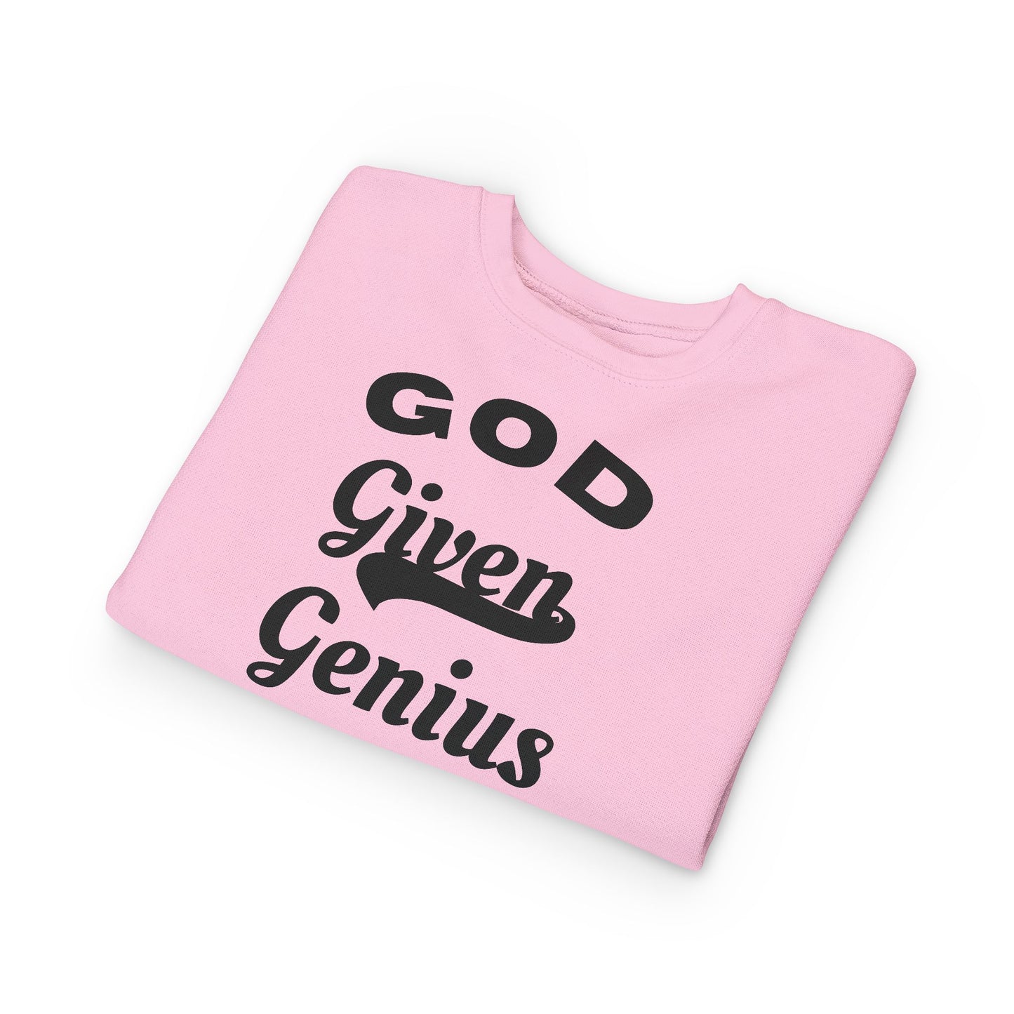 Toddler Sweatshirt, God Given Genius, Cute Kids Apparel, Baby Gift, Motivational Clothing, Fun Toddler Outfit, Inspirational Toddler [...]
