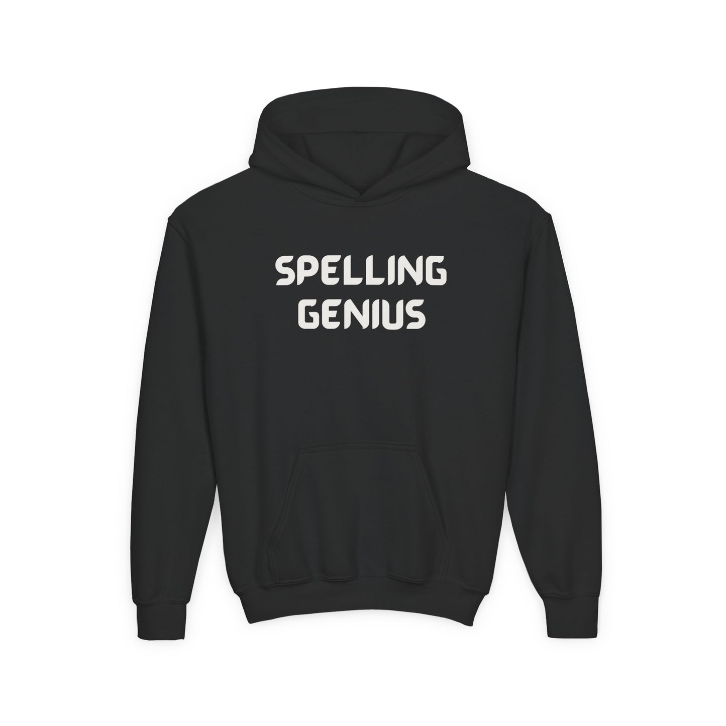Spelling Genius Youth Hoodie | Cool Gift for Students, School Spirit, Birthday Present, Educational Wear, Comfortable Sweatshirt