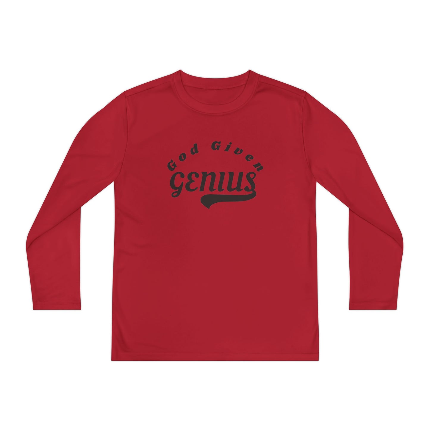 God Given Genius Youth Long Sleeve Tee - Stylish & Comfortable | Perfect for School & Play