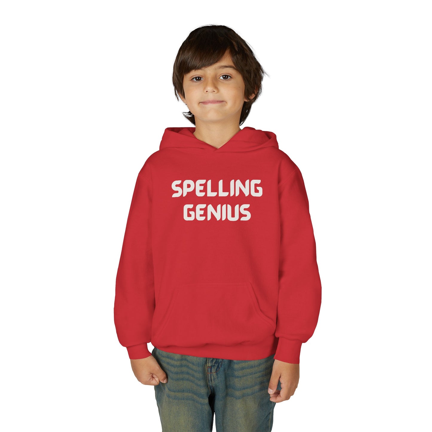 Spelling Genius Youth Hoodie | Cool Gift for Students, School Spirit, Birthday Present, Educational Wear, Comfortable Sweatshirt