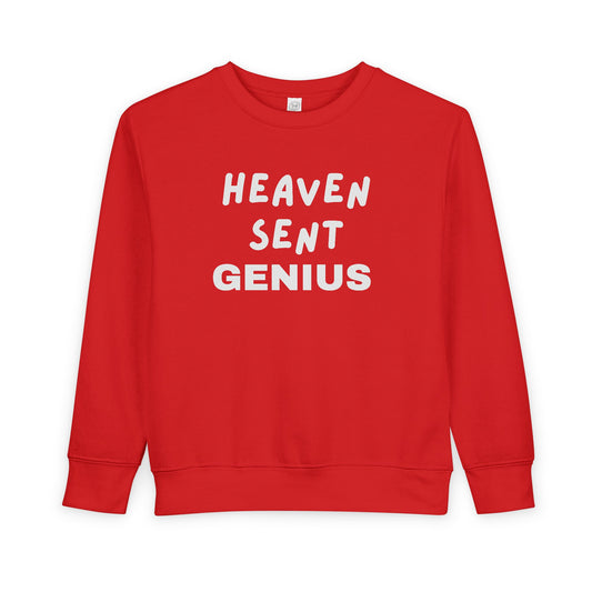 Heaven Sent Genius Toddler Sweatshirt - Cozy Kids Apparel