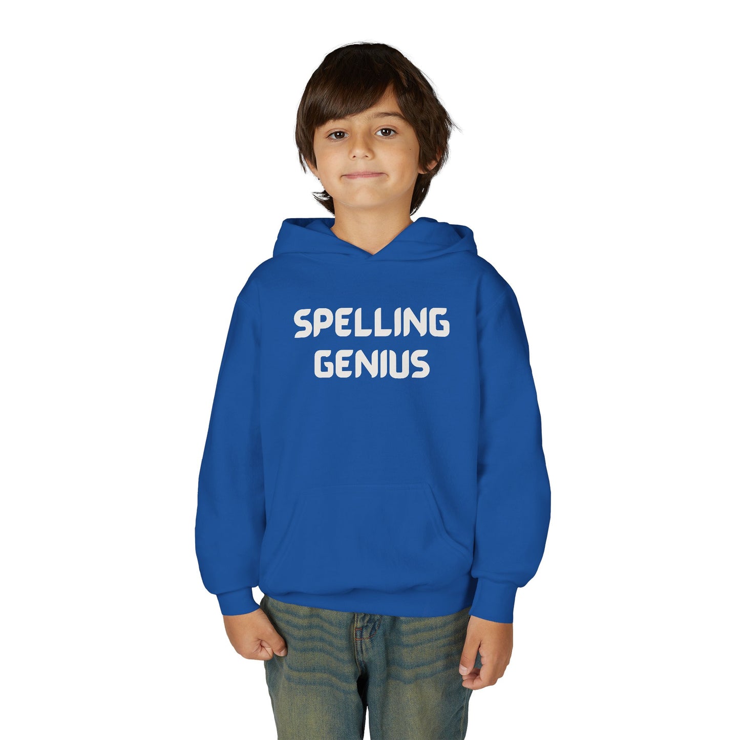 Spelling Genius Youth Hoodie | Cool Gift for Students, School Spirit, Birthday Present, Educational Wear, Comfortable Sweatshirt