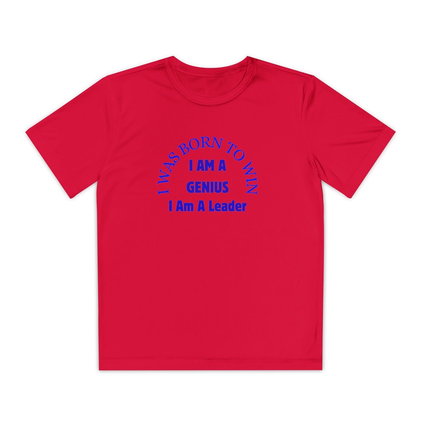Youth Inspirational Tee - I Was Born to Win | Gift for Kids, Motivational Shirt, Children's Sportswear, Confidence Booster, Birthday Present