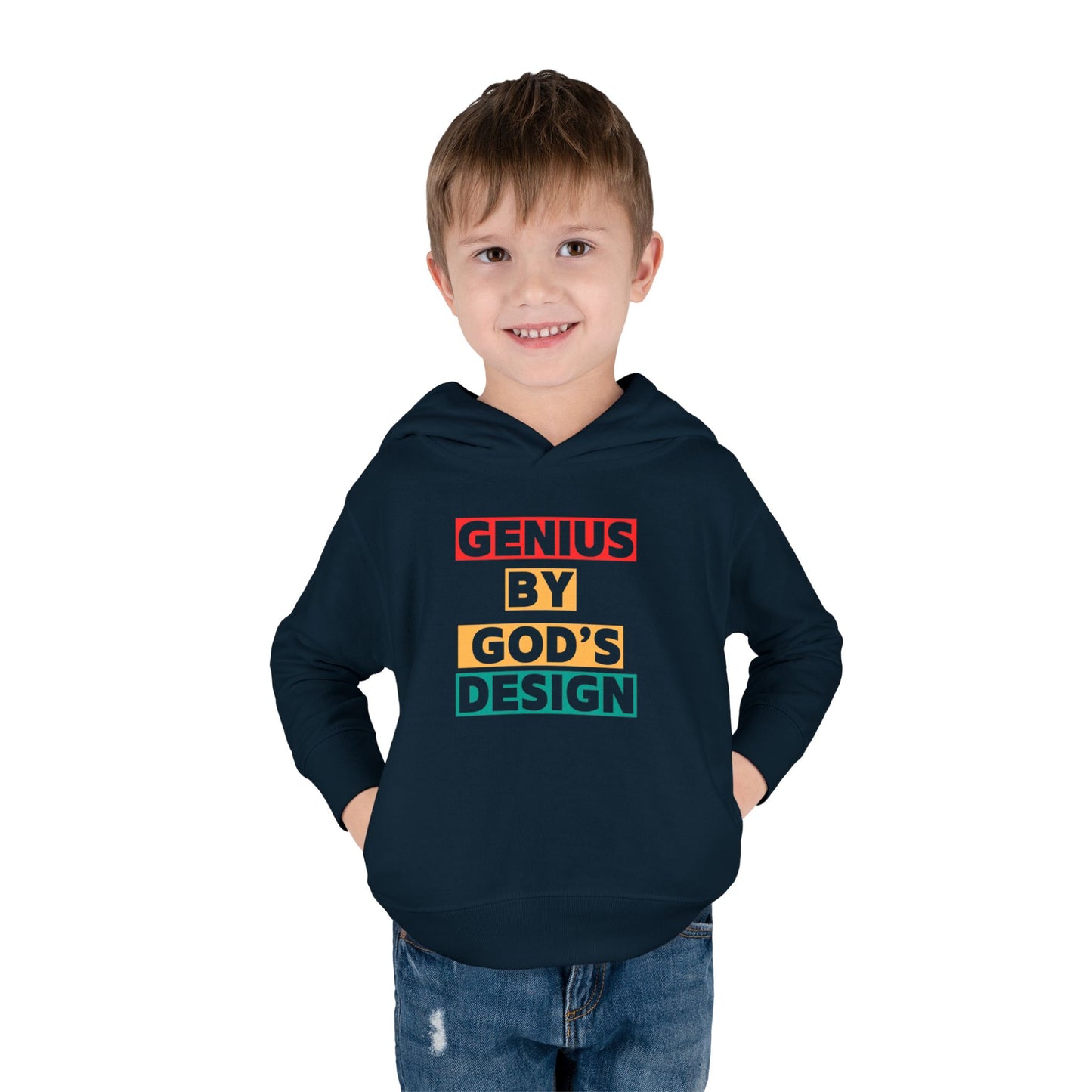 Genius By God's Design Toddler Pullover Fleece Hoodie