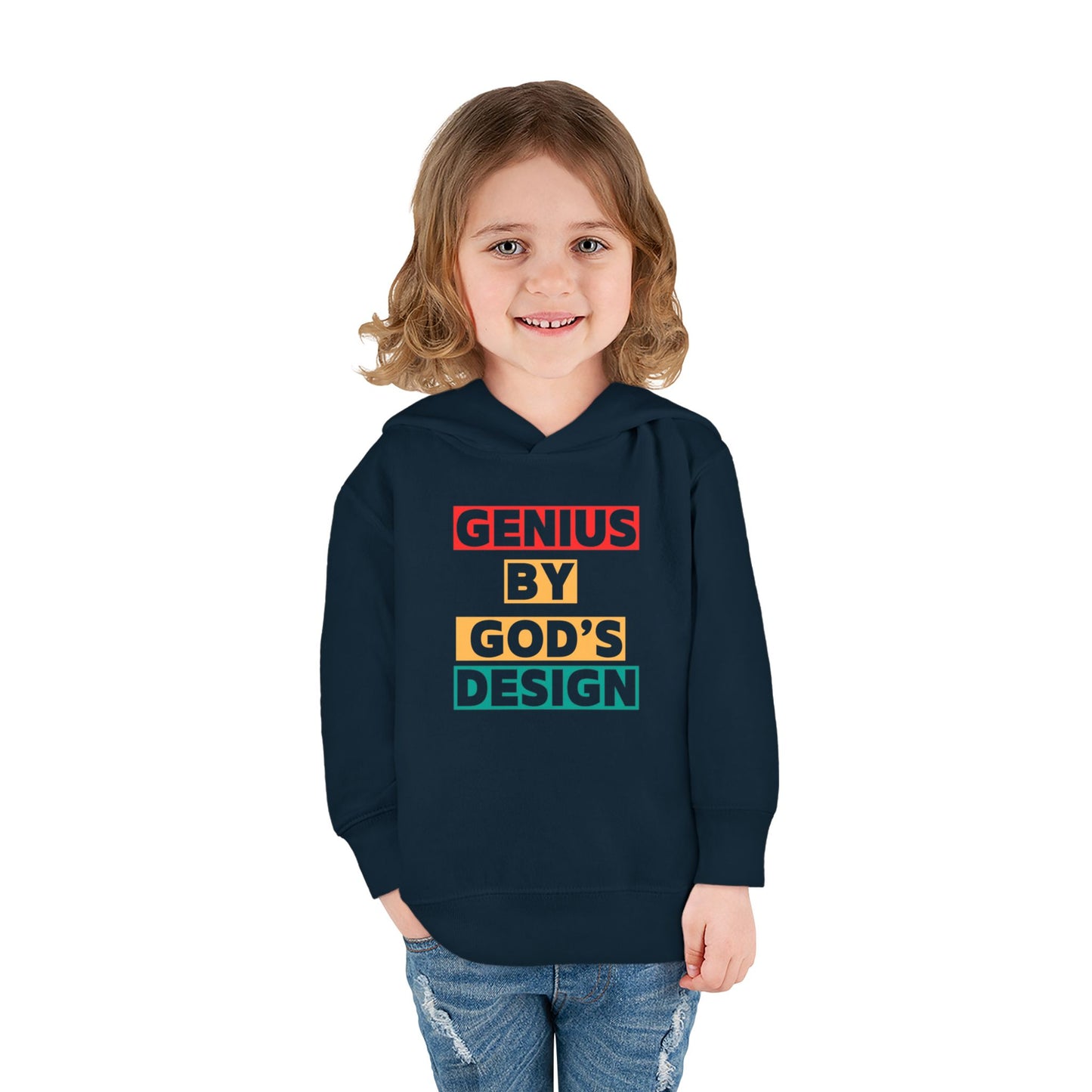 Genius By God's Design Toddler Pullover Fleece Hoodie
