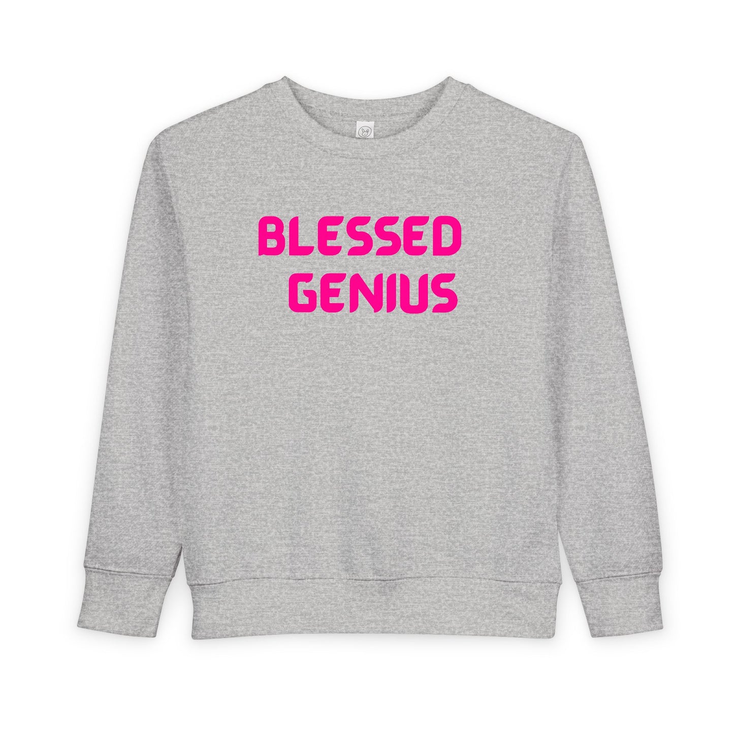 Toddler Sweatshirt - Blessed Genius, Kids Gift, Cute Toddler Apparel, Fun Children Clothes, Baby Shower Present