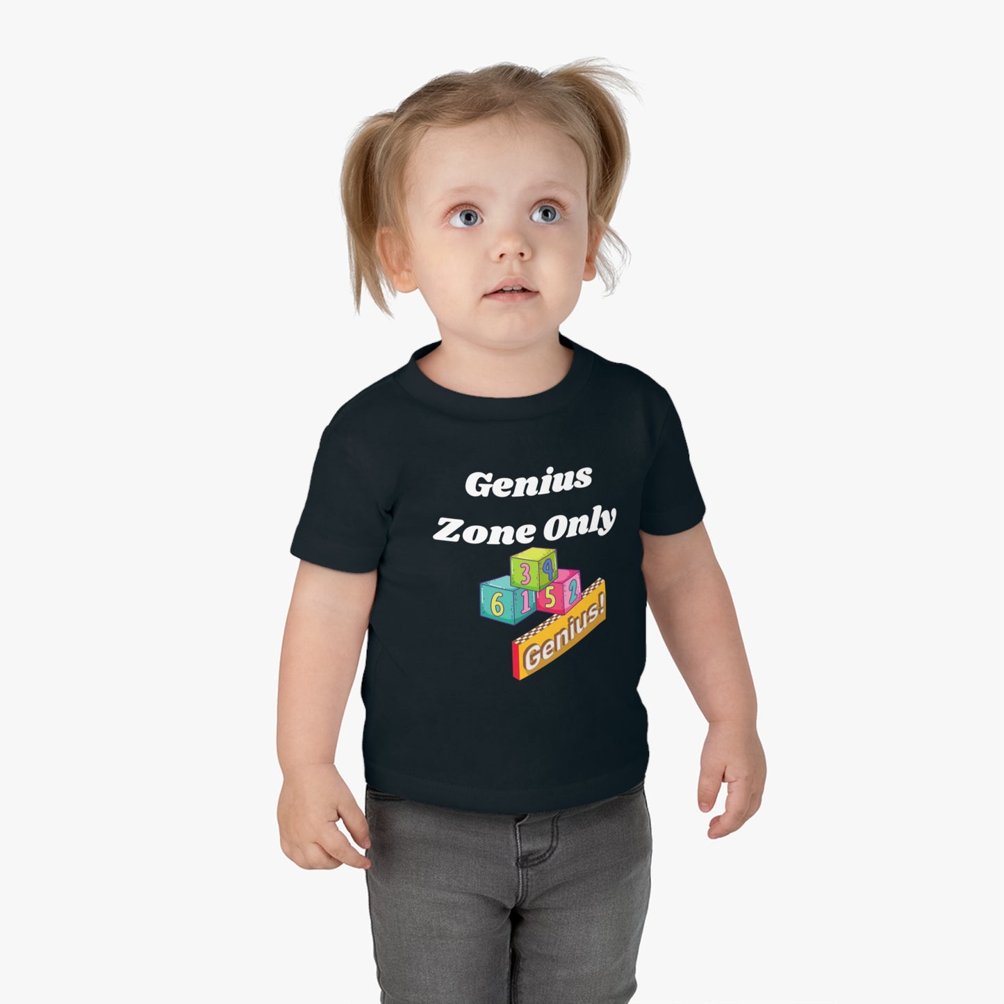 Genius Zone Only Infant Tee, Cute Baby Shirt, Toddler Gift, Fun Children's Clothing, Birthday Outfit