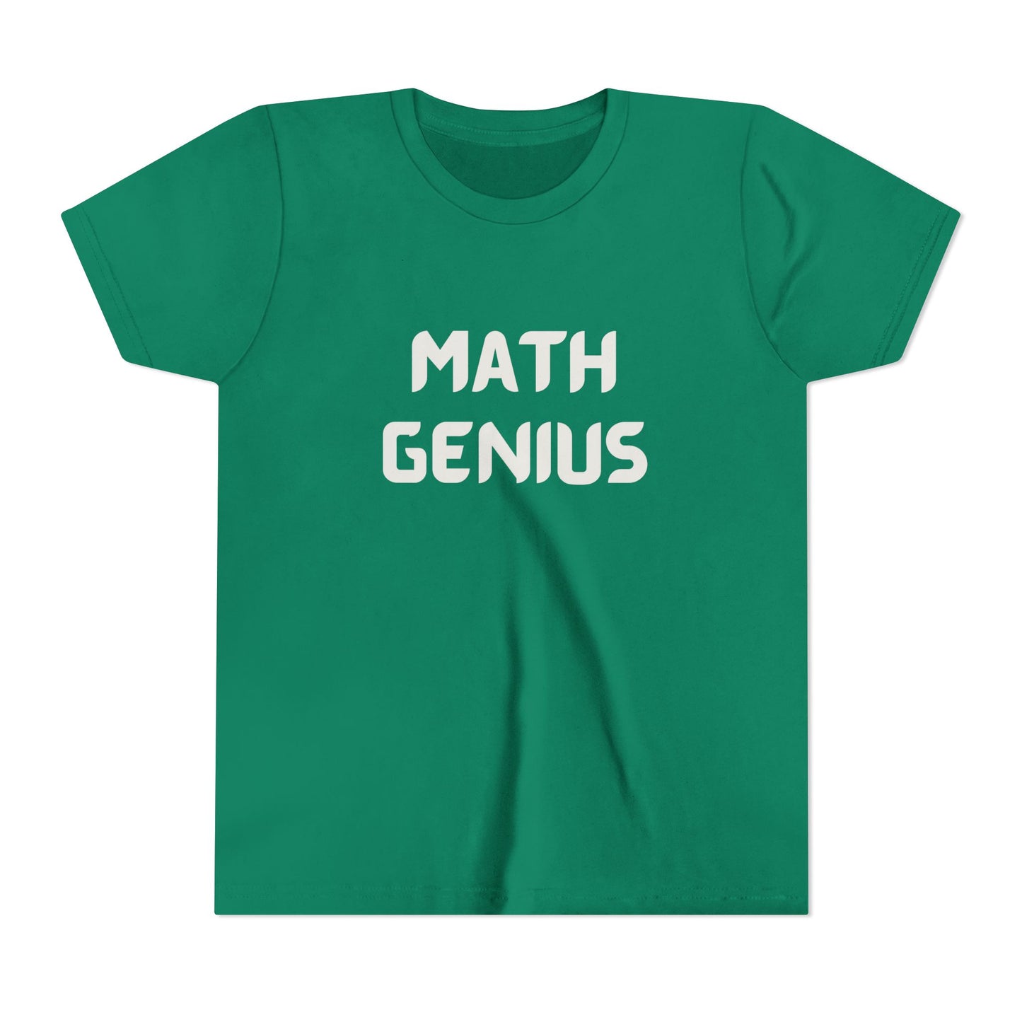 Math Genius Youth Tee - Perfect Gift for Students, Back to School Shirt, Educational Apparel, Cute Kids T-Shirt, Fun Learning Gift