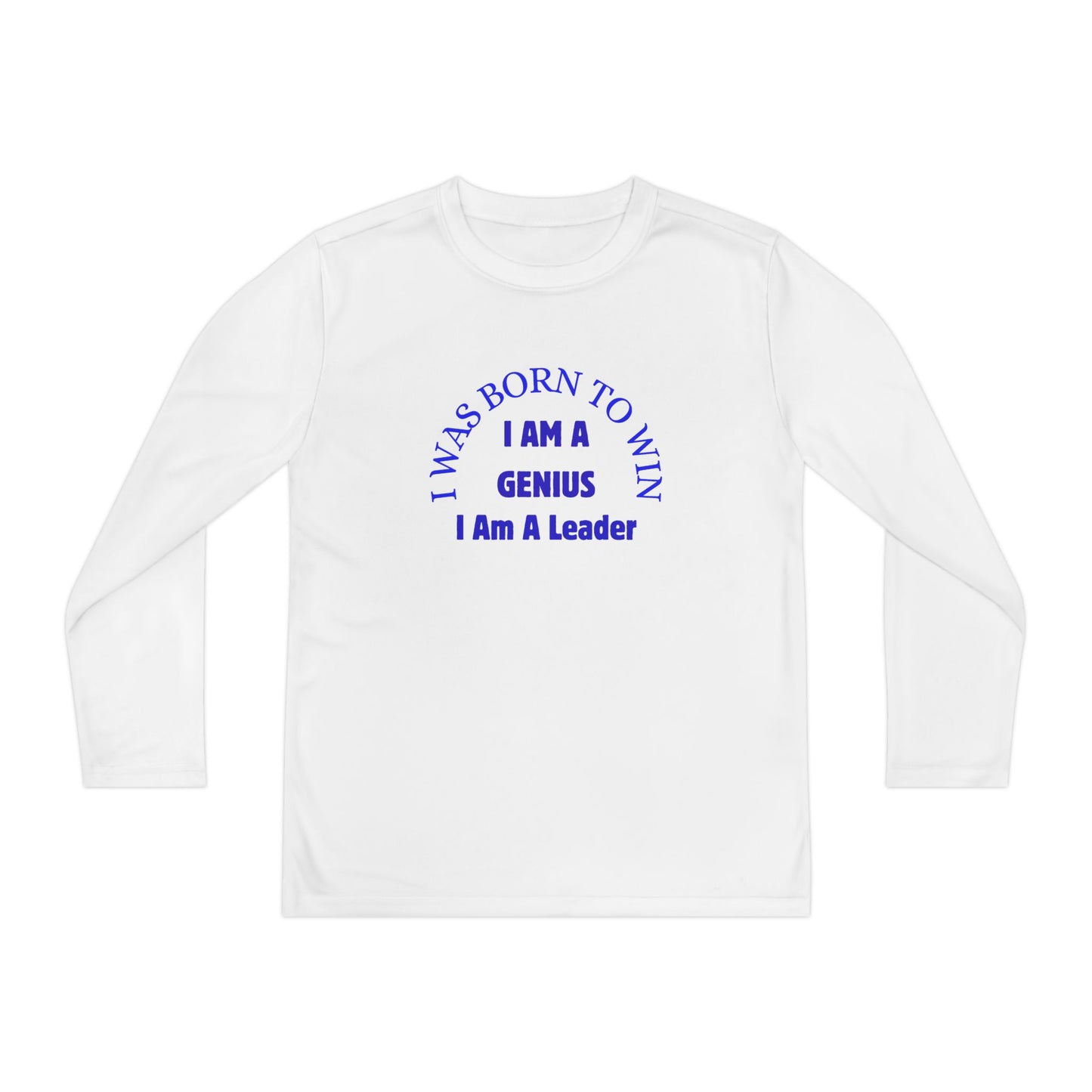Youth Motivational Long Sleeve Tee - Positive Affirmation Shirt, Gift for Kids, Birthday Present, Back to School, Inspirational Apparel