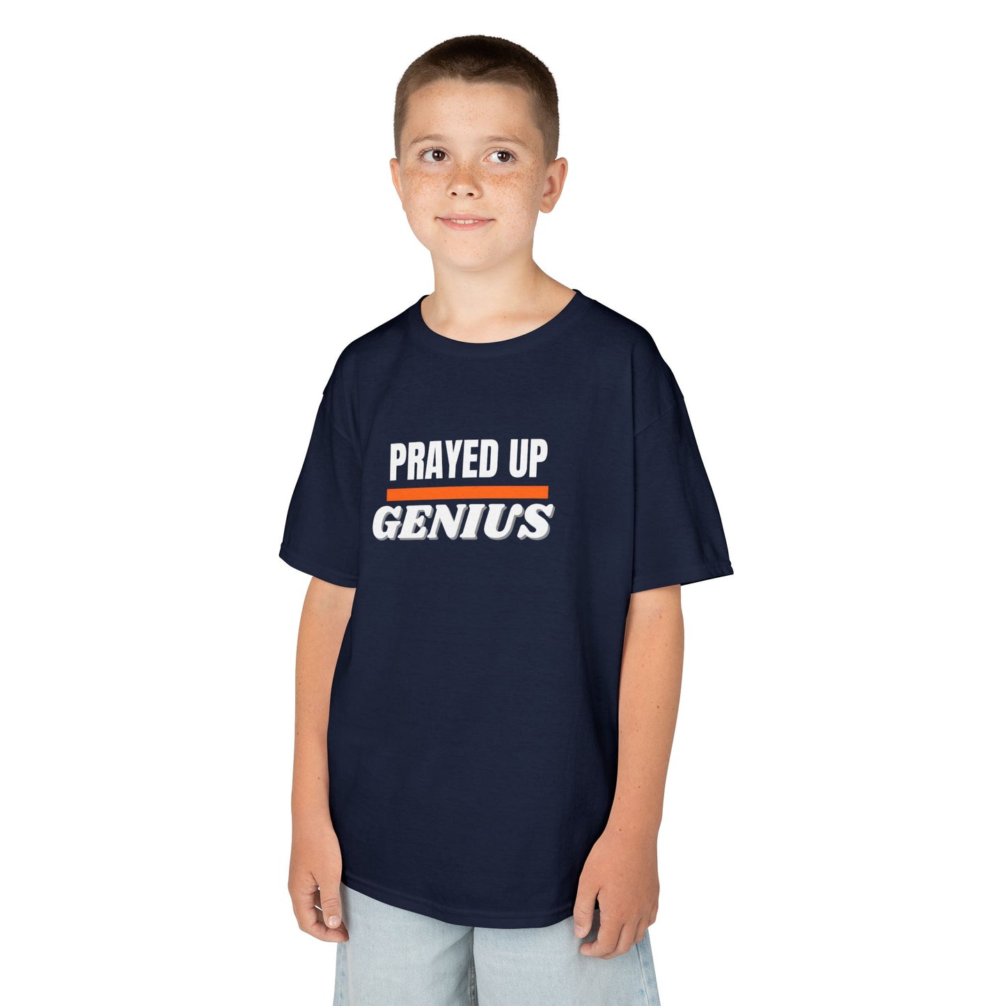 Prayed Up Genius Kids Tee