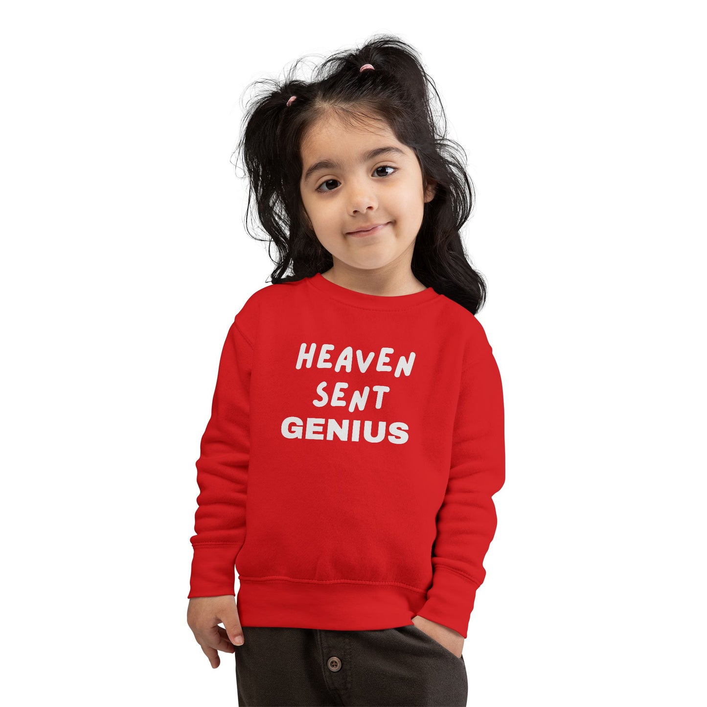 Heaven Sent Genius Toddler Sweatshirt - Cozy Kids Apparel