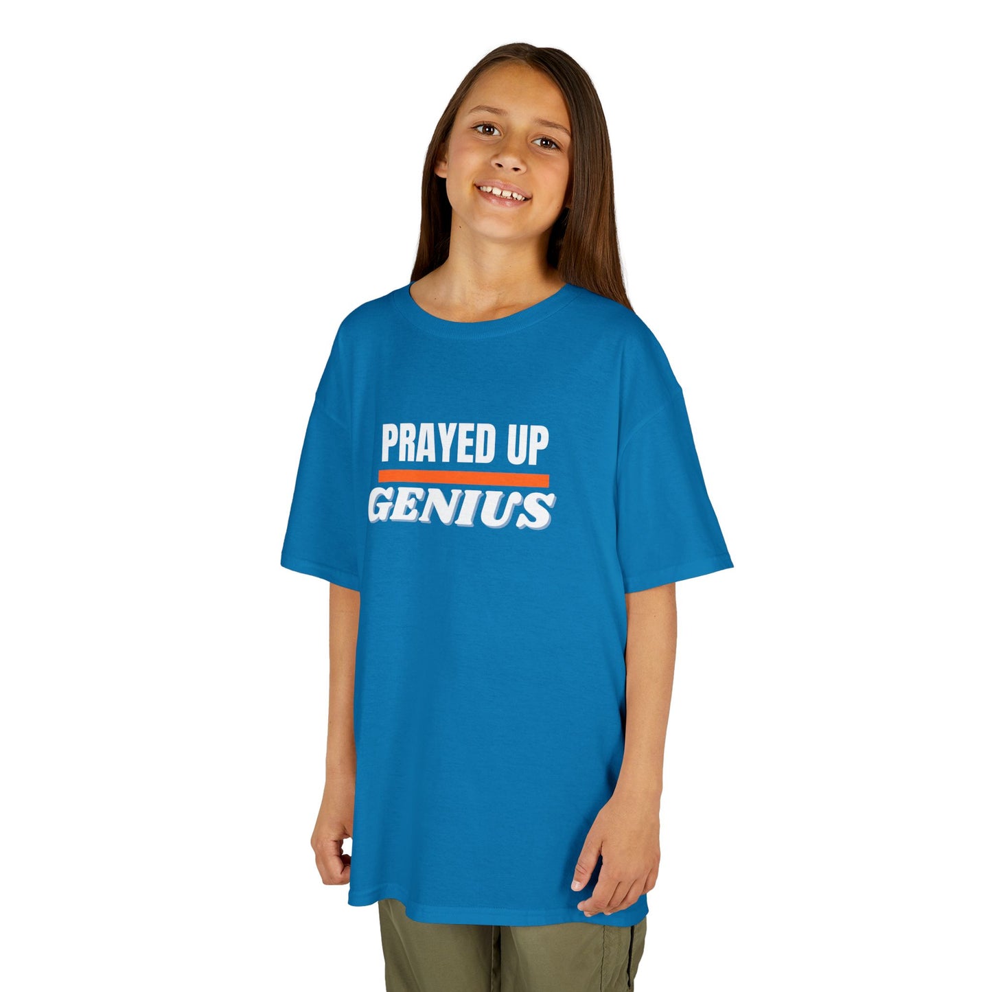 Prayed Up Genius Kids Tee