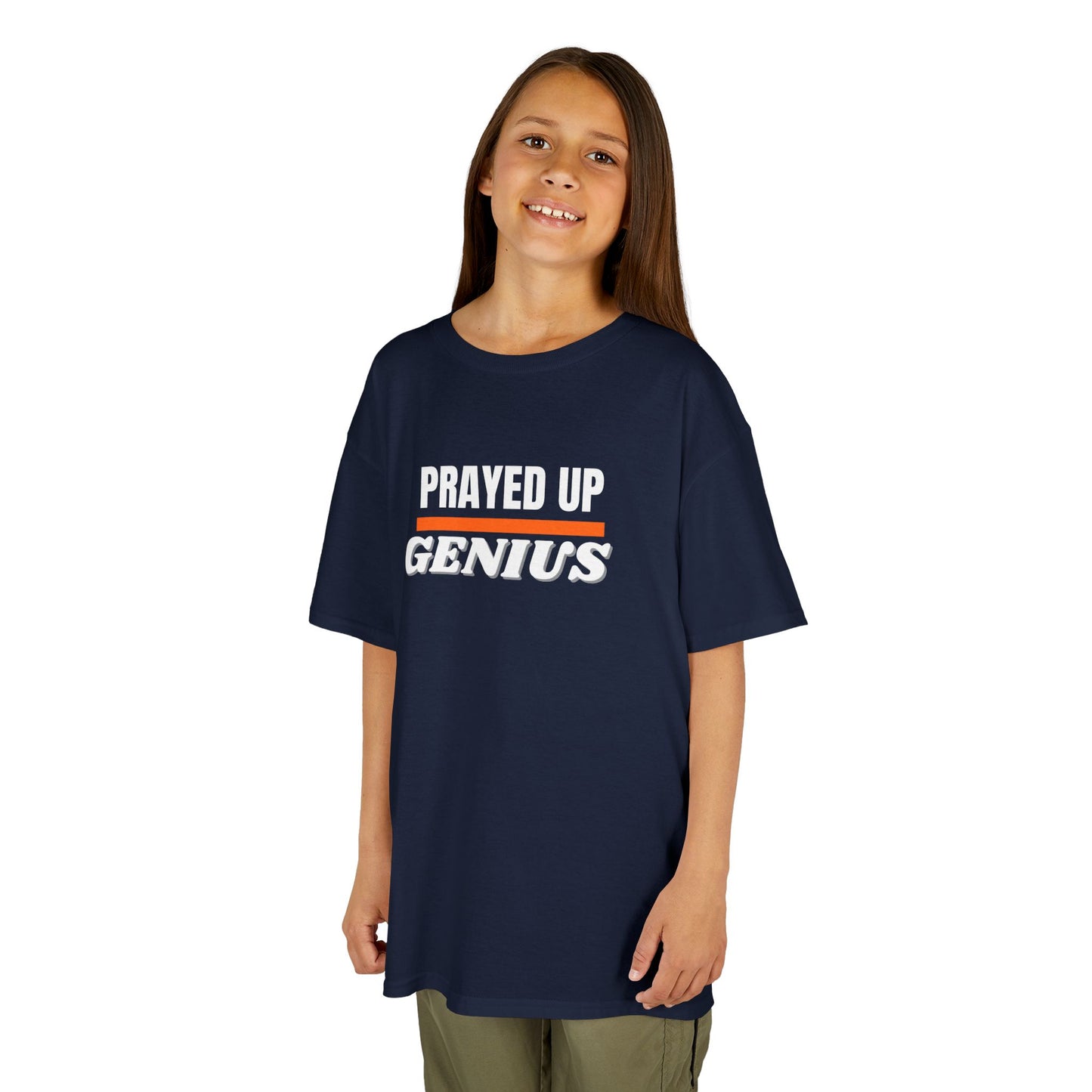 Prayed Up Genius Kids Tee