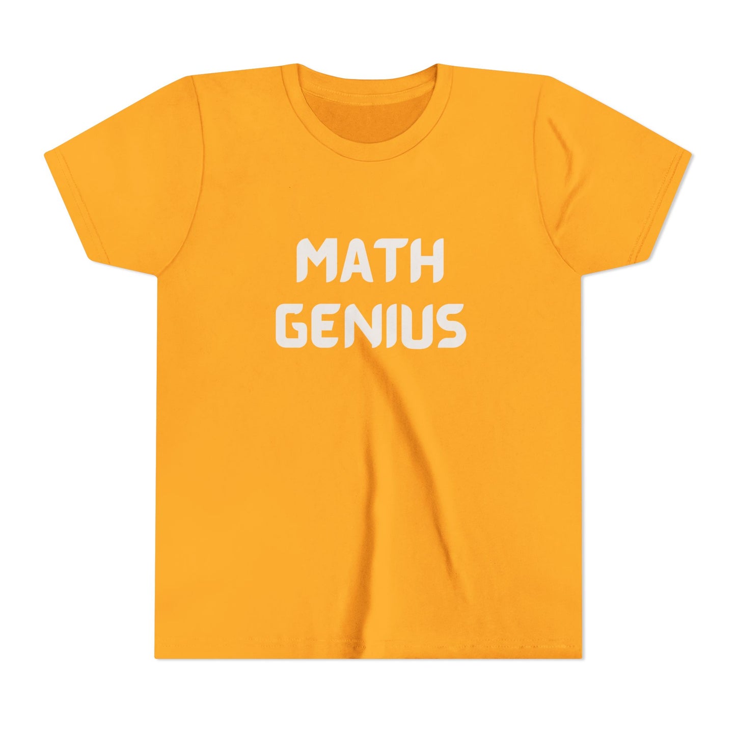 Math Genius Youth Tee - Perfect Gift for Students, Back to School Shirt, Educational Apparel, Cute Kids T-Shirt, Fun Learning Gift