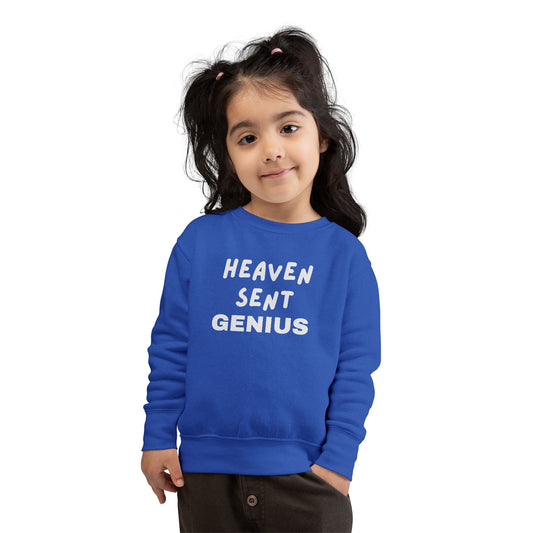 Heaven Sent Genius Toddler Sweatshirt - Cozy Kids Apparel