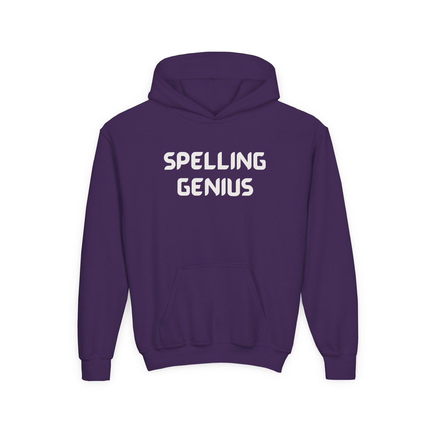 Spelling Genius Youth Hoodie | Cool Gift for Students, School Spirit, Birthday Present, Educational Wear, Comfortable Sweatshirt