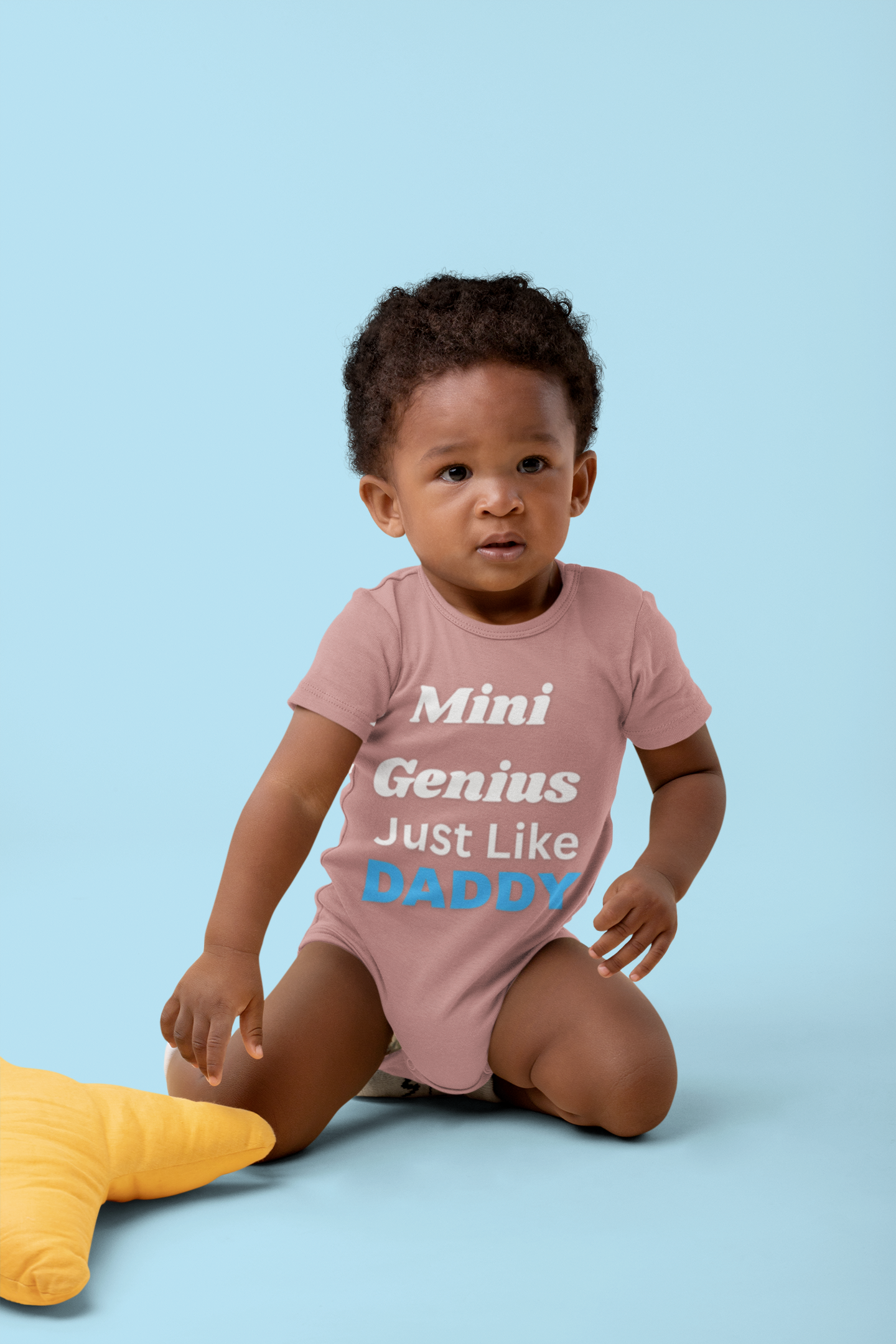 Mini Genius Baby Body Suit Just Like Daddy
