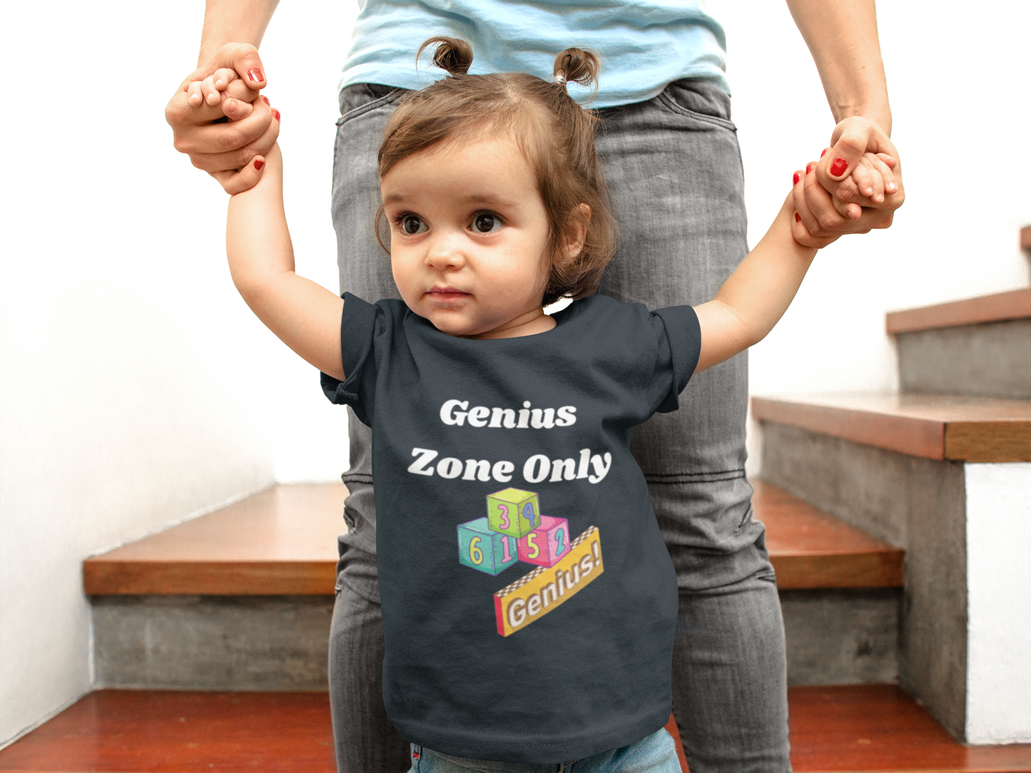 Genius Zone Only Infant Tee, Cute Baby Shirt, Toddler Gift, Fun Children's Clothing, Birthday Outfit