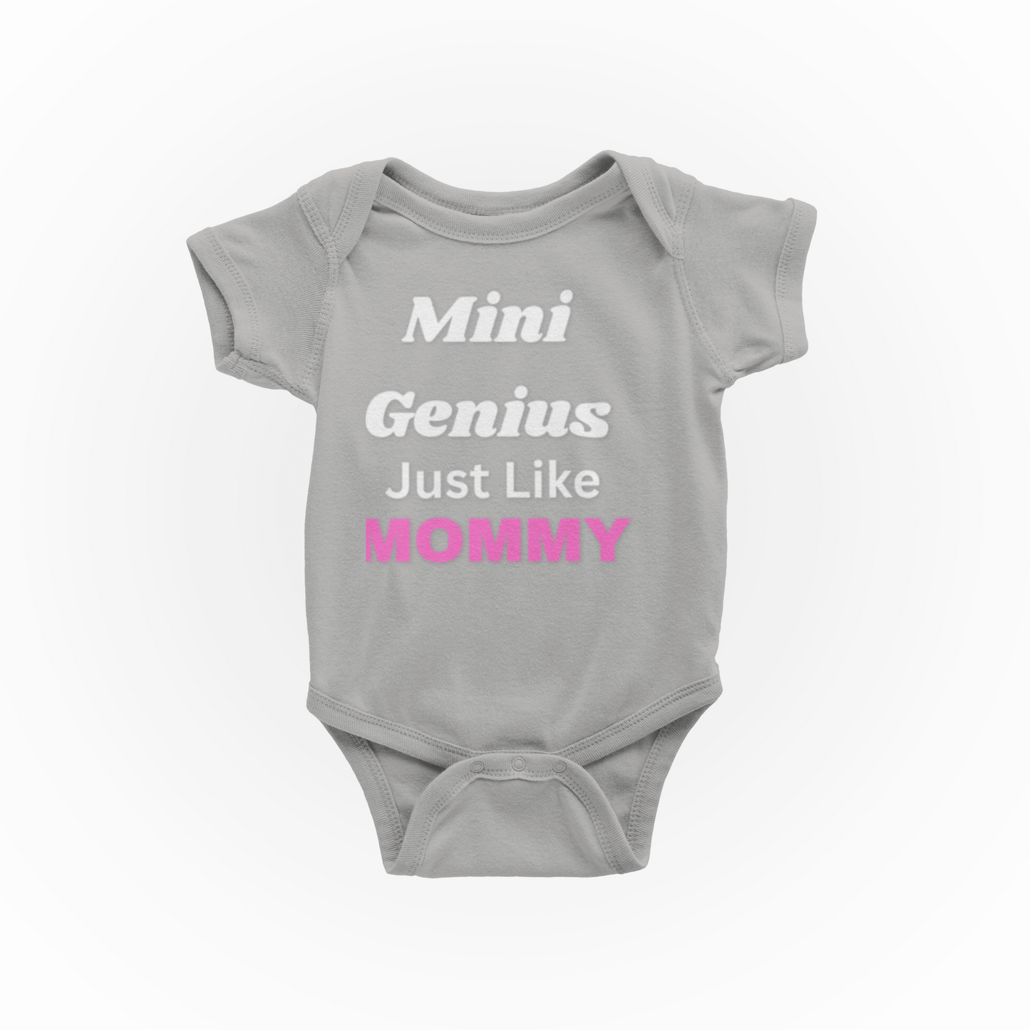 Infant Baby Bodysuit - Mini Genius Like Mommy, Cute Baby Gift, Toddler Outfit, Newborn Fashion, Baby Shower Idea