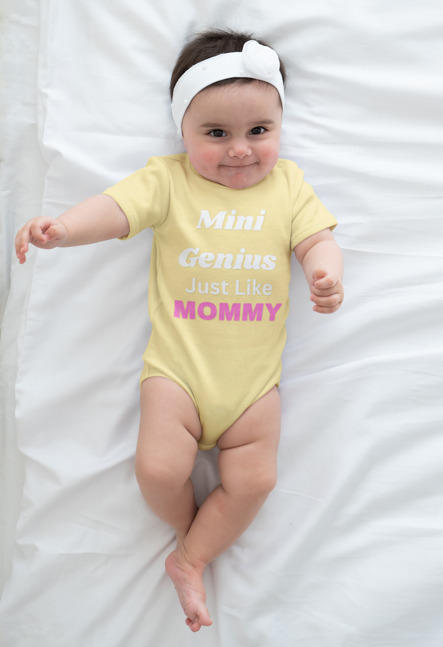 Infant Baby Bodysuit - Mini Genius Like Mommy, Cute Baby Gift, Toddler Outfit, Newborn Fashion, Baby Shower Idea