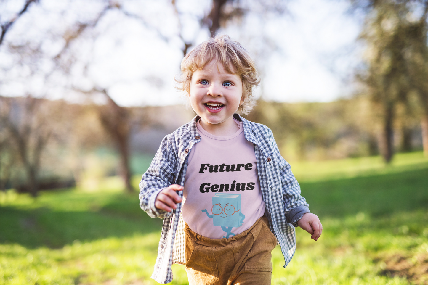 Baby Onesie Future Genius Short Sleeve