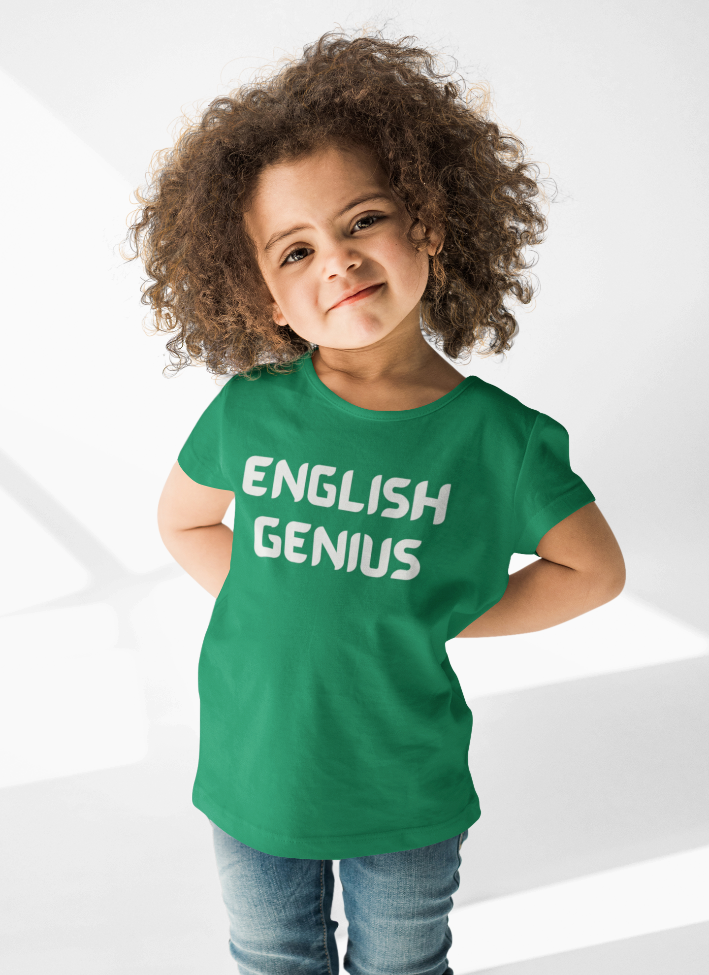 English Genius Youth Tee - Fun Educational T-Shirt, Gift for Kids, Back to School, Class Gift, Learning Merchandise
