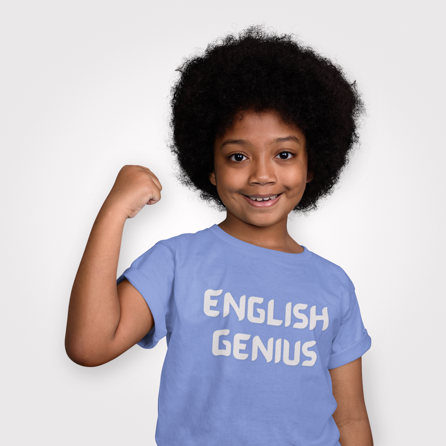 English Genius Youth Tee - Fun Educational T-Shirt, Gift for Kids, Back to School, Class Gift, Learning Merchandise