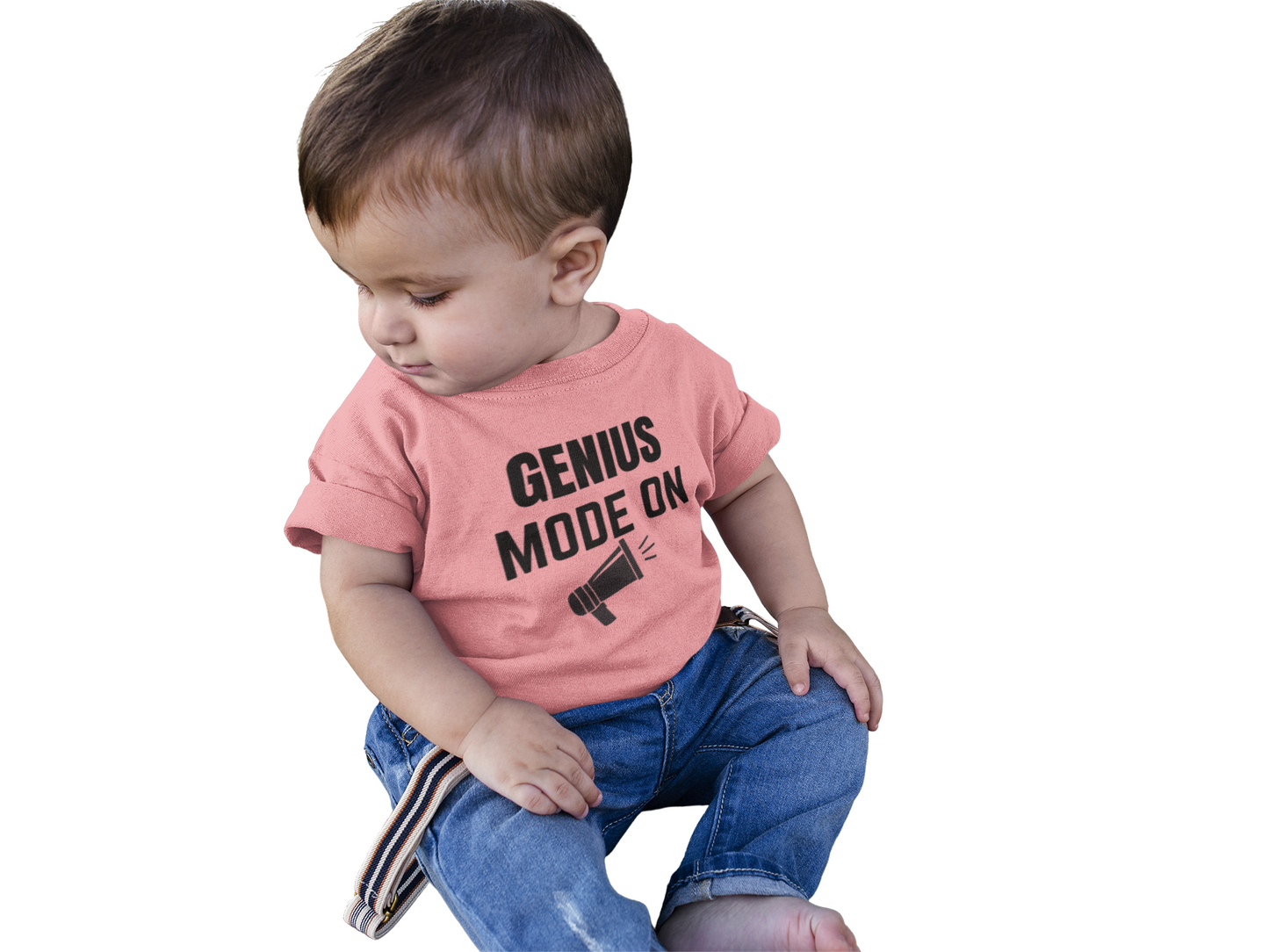 Genius Mode On Infant Tee - Cute Baby Shirt, Toddlers Gift, Baby Shower, Fun Kids Apparel, Nursery Clothes