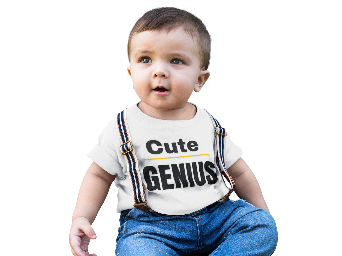 Cute Genius Toddler Tee - Adorable Baby T-Shirt for Newborns, Baby Shower Gift, Toddler Clothing, Infant Outfit