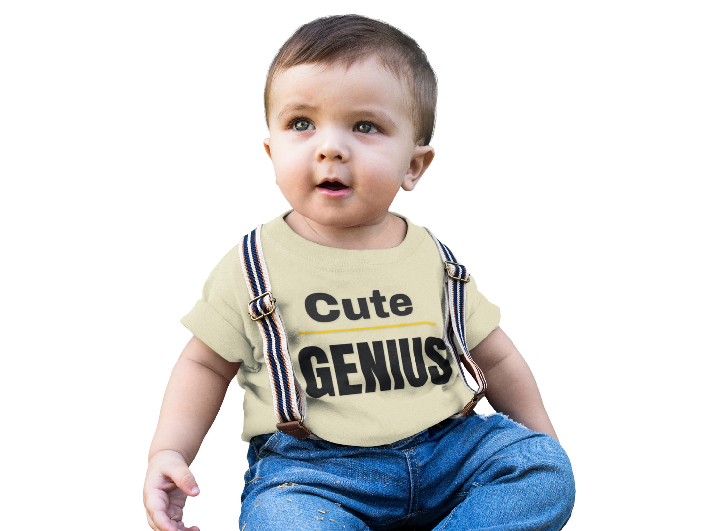 Cute Genius Toddler Tee - Adorable Baby T-Shirt for Newborns, Baby Shower Gift, Toddler Clothing, Infant Outfit