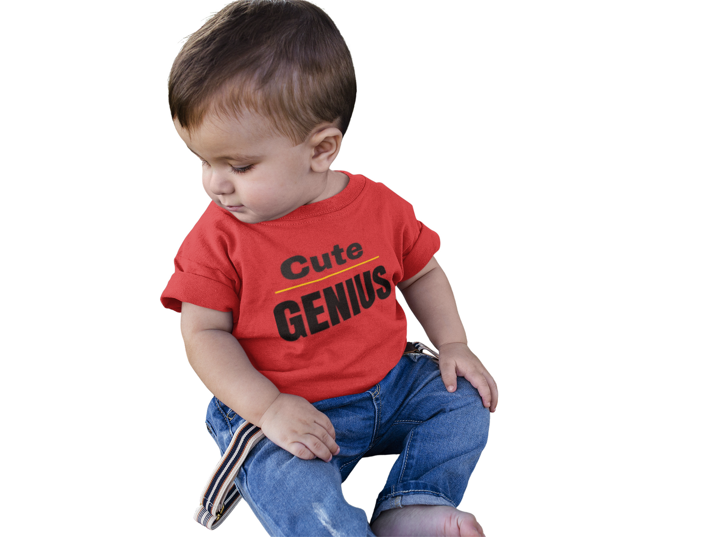 Cute Genius Toddler Tee - Adorable Baby T-Shirt for Newborns, Baby Shower Gift, Toddler Clothing, Infant Outfit