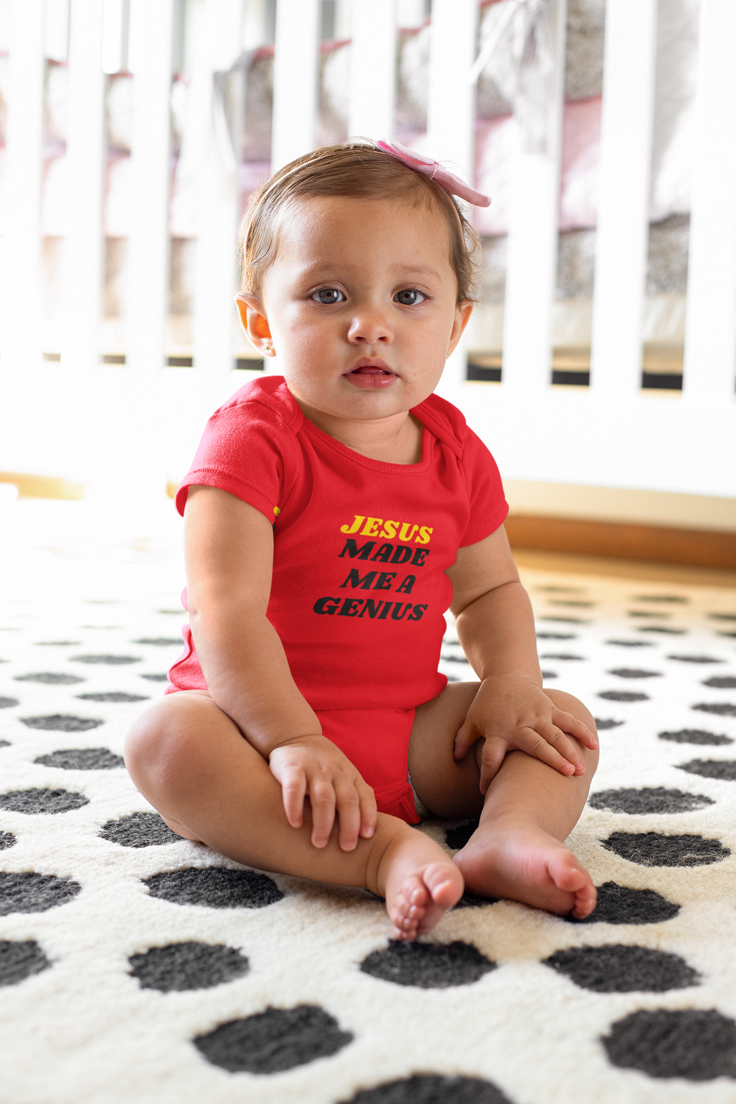 Jesus Made Me a Genius Infant Bodysuit
