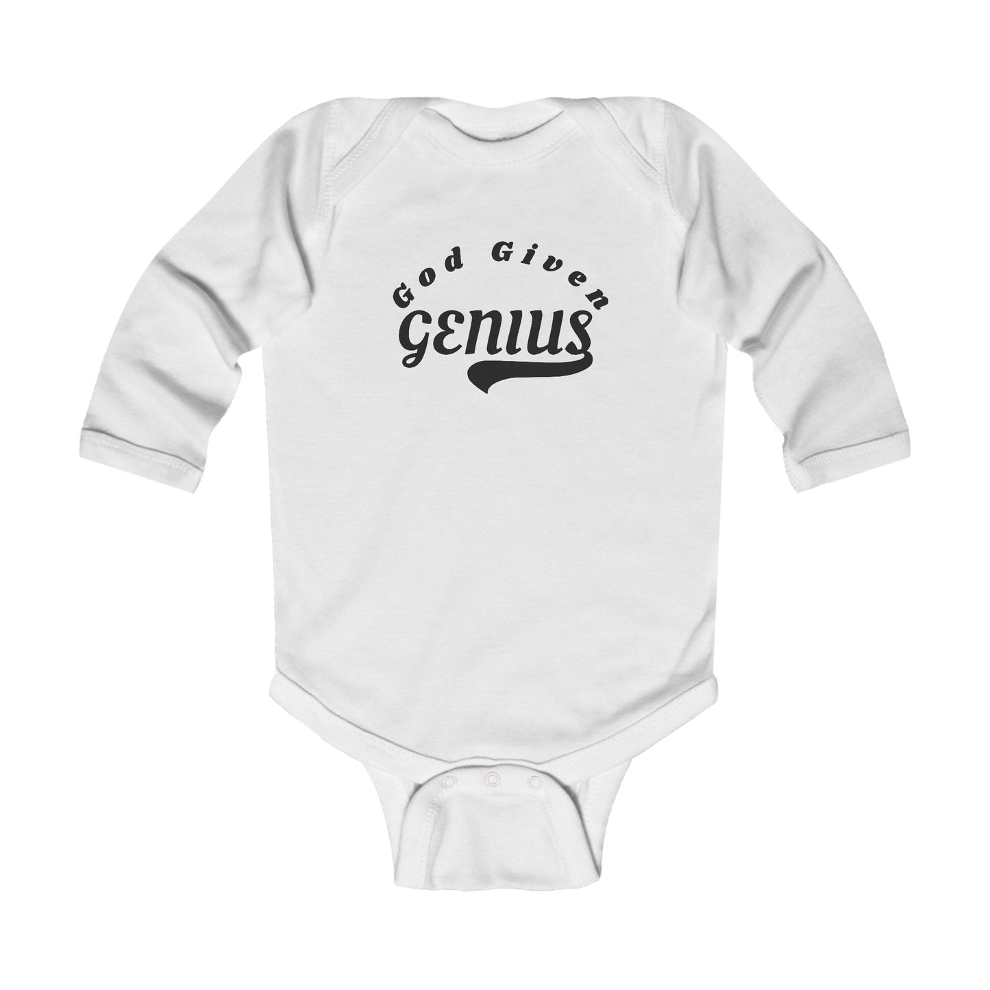God Given Genius Infant Long Sleeve Bodysuit