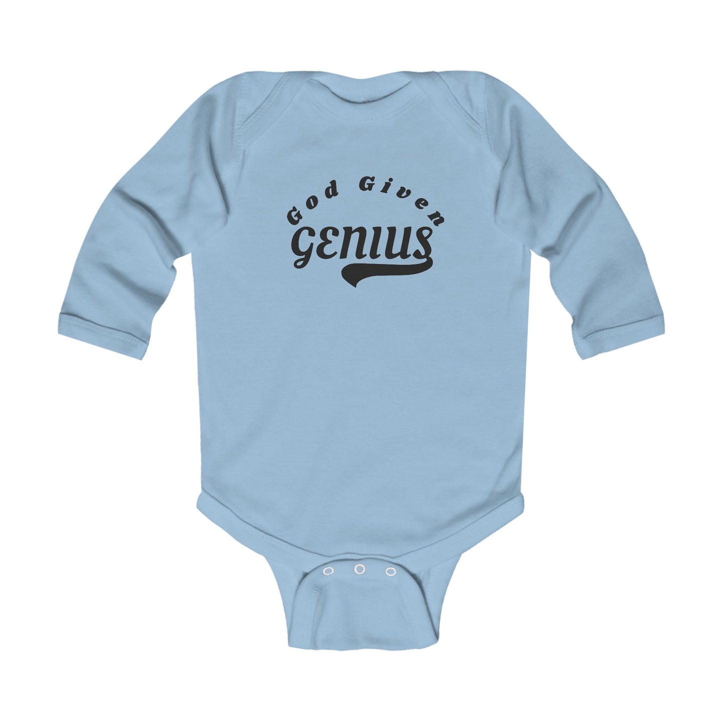 God Given Genius Infant Long Sleeve Bodysuit