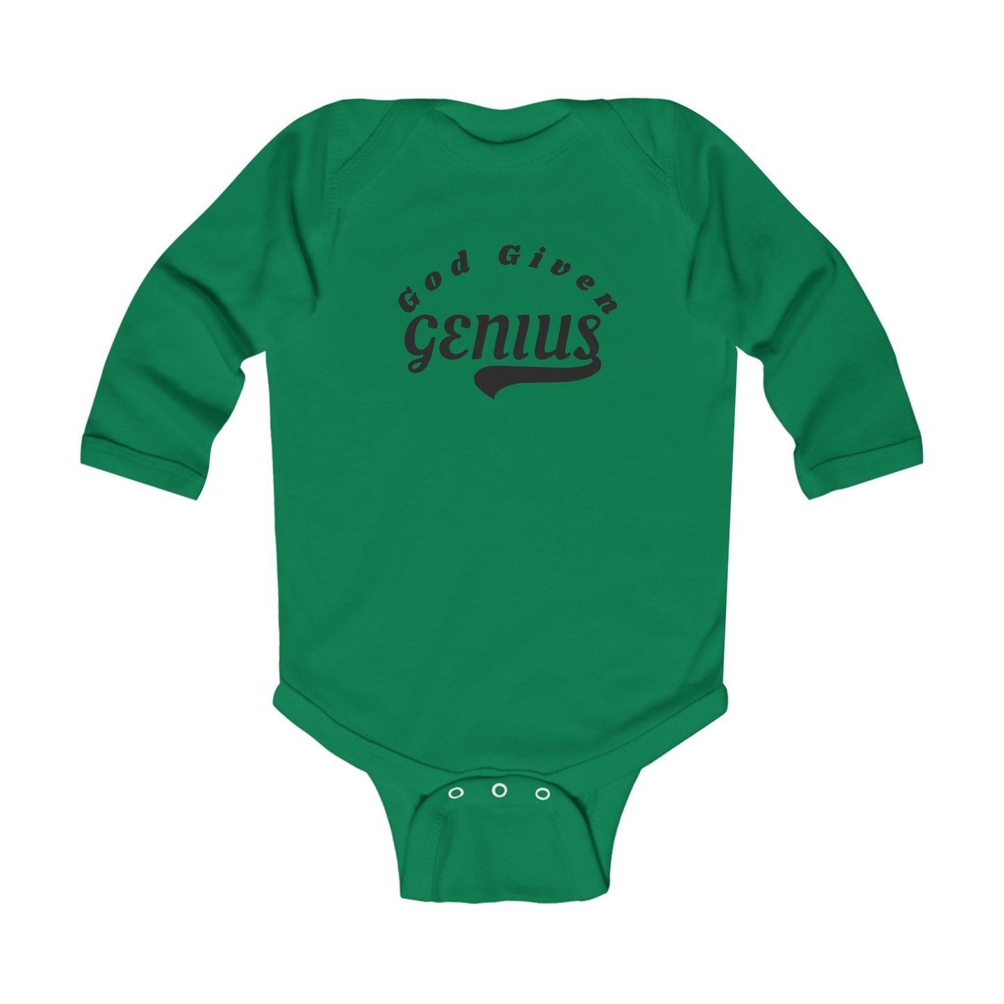 God Given Genius Infant Long Sleeve Bodysuit