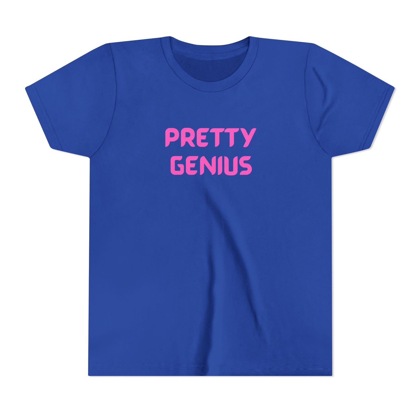 Pretty Genius Girls Tee - Cute T-Shirt, Gift for Kids, Birthday Outfit, Fun Everyday Wear, Graphic Tee, Gift for Girls