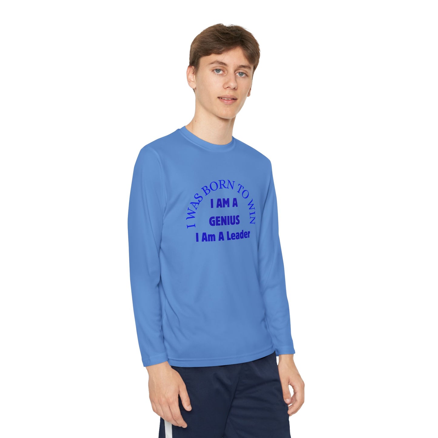 Youth Motivational Long Sleeve Tee - Positive Affirmation Shirt, Gift for Kids, Birthday Present, Back to School, Inspirational Apparel