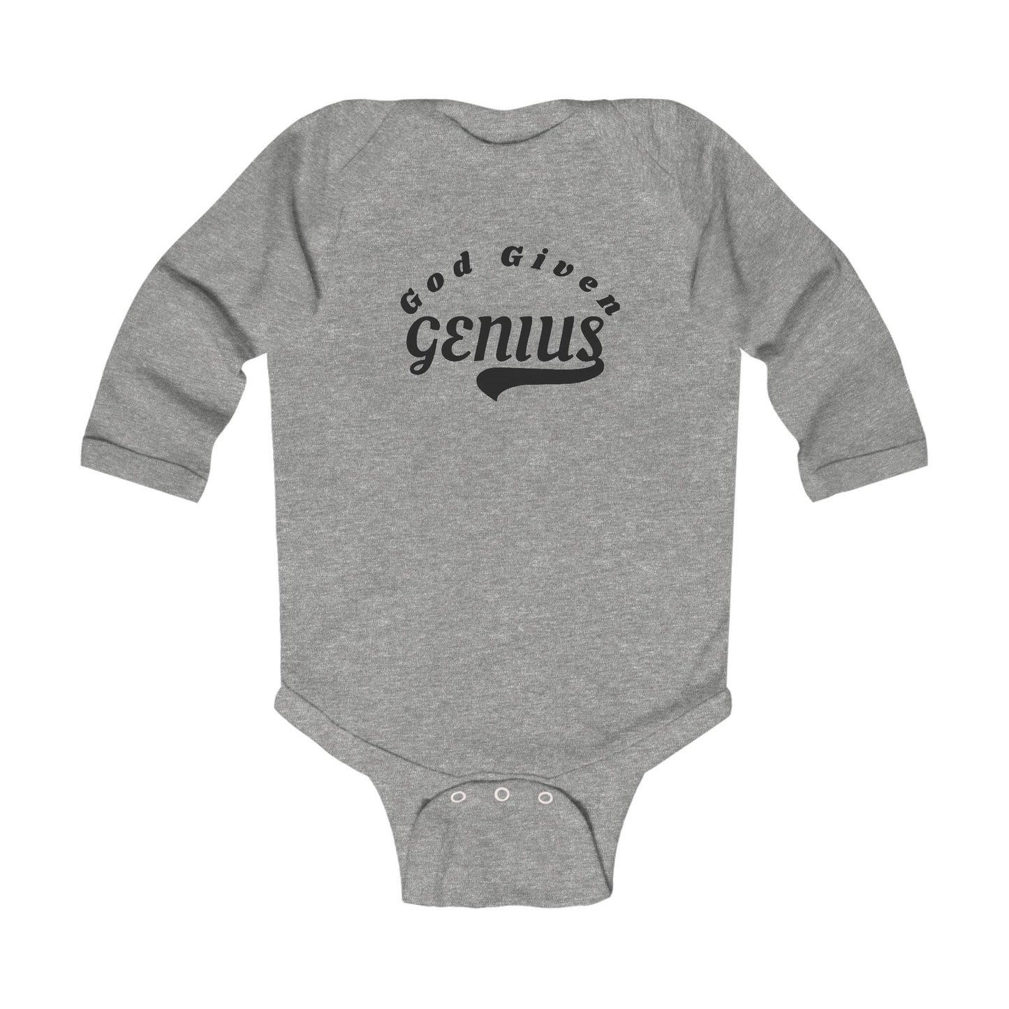 God Given Genius Infant Long Sleeve Bodysuit