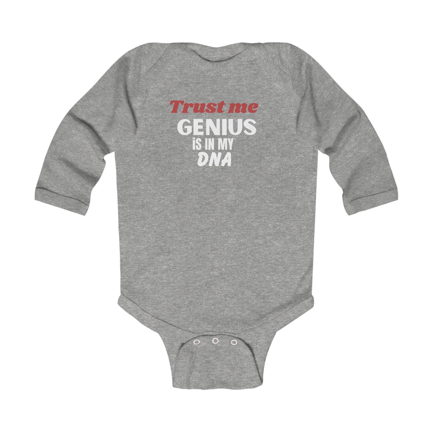 Genius In My DNA Infant Bodysuit, Funny Baby Outfit, Newborn Gift, Baby Shower Present, Cute Baby Clothes