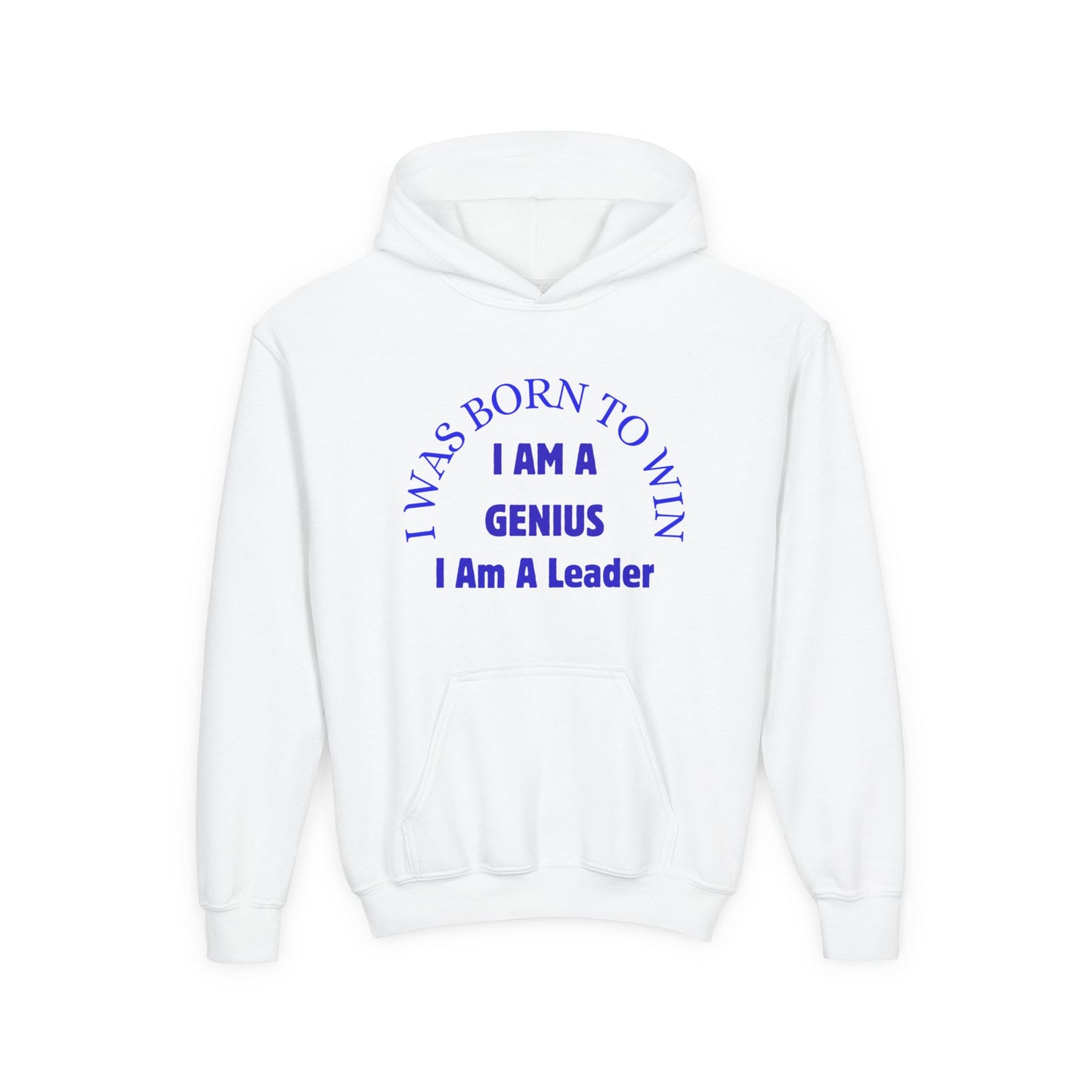 Inspirational Youth Sweatshirt - 'I Was Born to Win, I Am a Genius, I Am a Leader' - Motivational Gift, Teen Apparel, Back to School, [...]