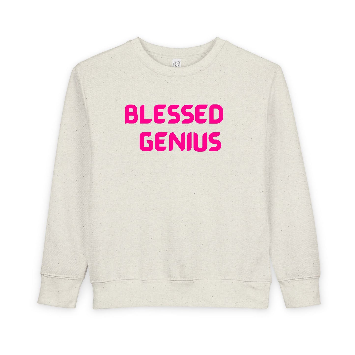 Toddler Sweatshirt - Blessed Genius, Kids Gift, Cute Toddler Apparel, Fun Children Clothes, Baby Shower Present