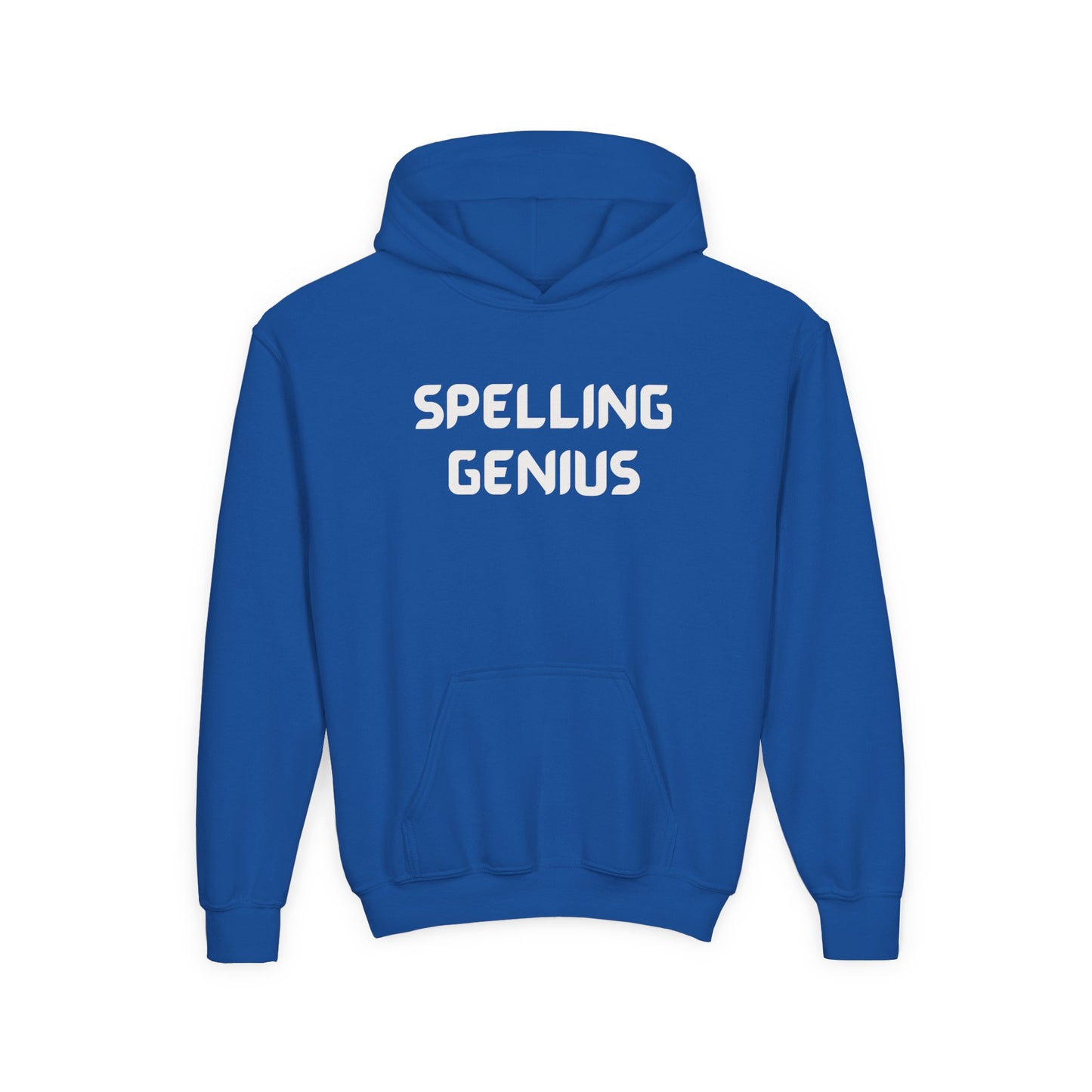 Spelling Genius Youth Hoodie | Cool Gift for Students, School Spirit, Birthday Present, Educational Wear, Comfortable Sweatshirt