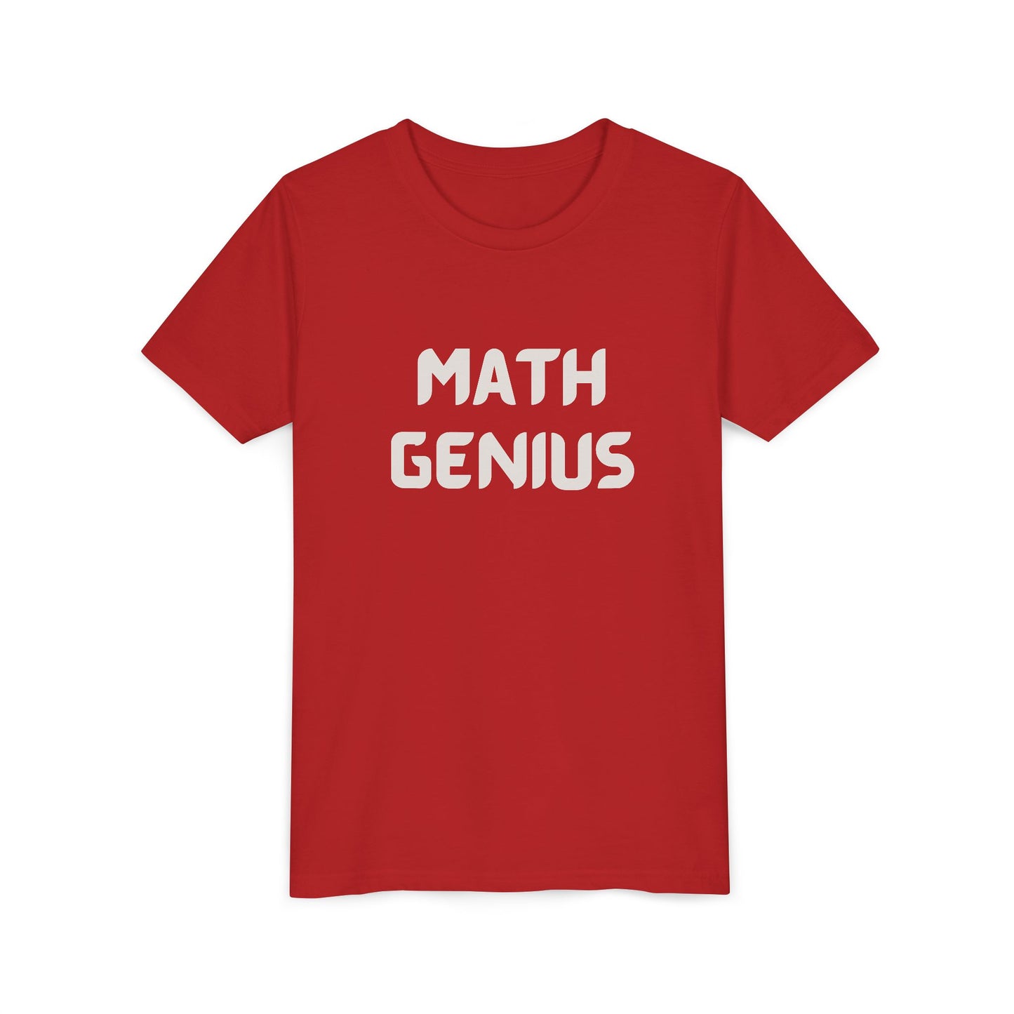 Math Genius Youth Tee - Perfect Gift for Students, Back to School Shirt, Educational Apparel, Cute Kids T-Shirt, Fun Learning Gift