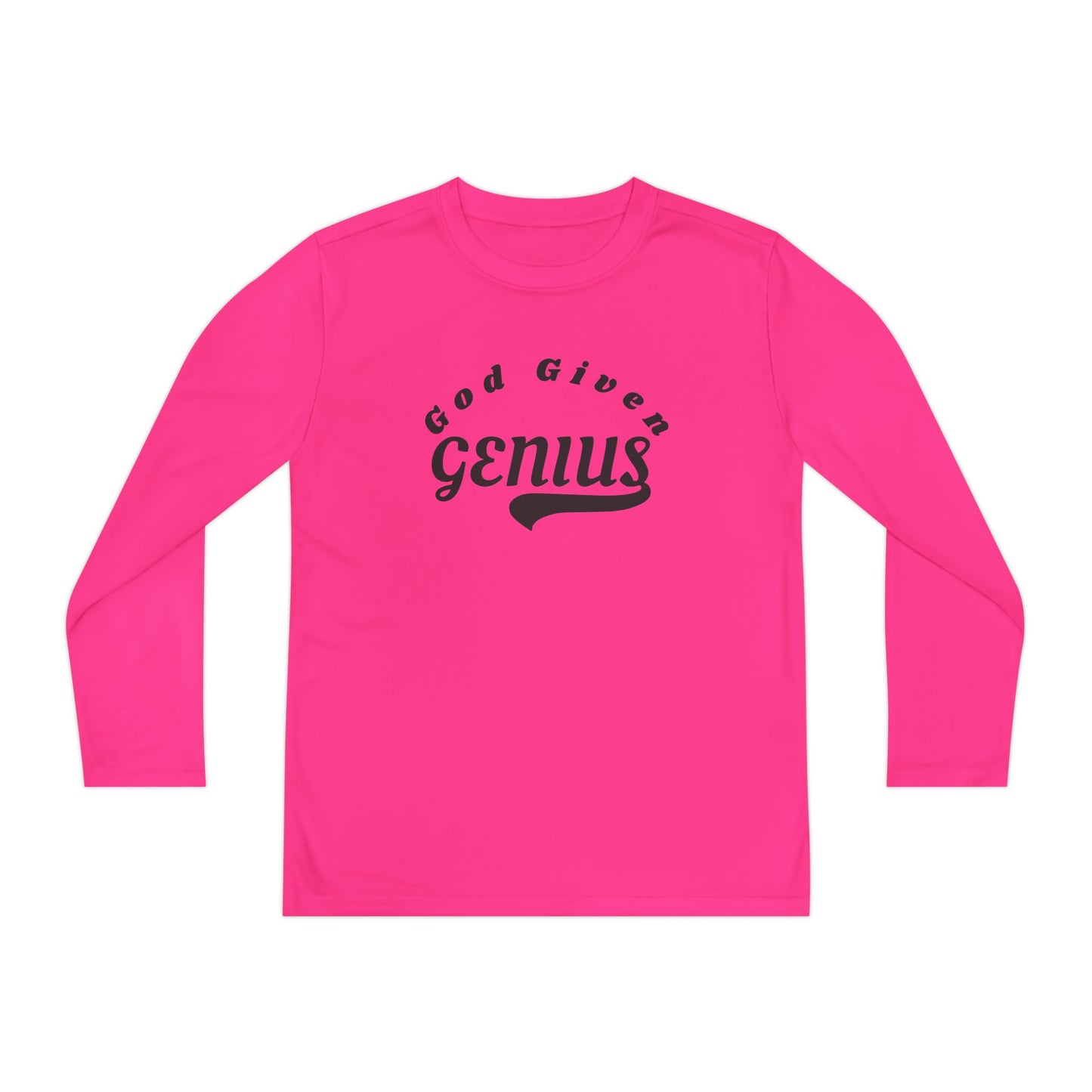 God Given Genius Youth Long Sleeve Tee - Stylish & Comfortable | Perfect for School & Play