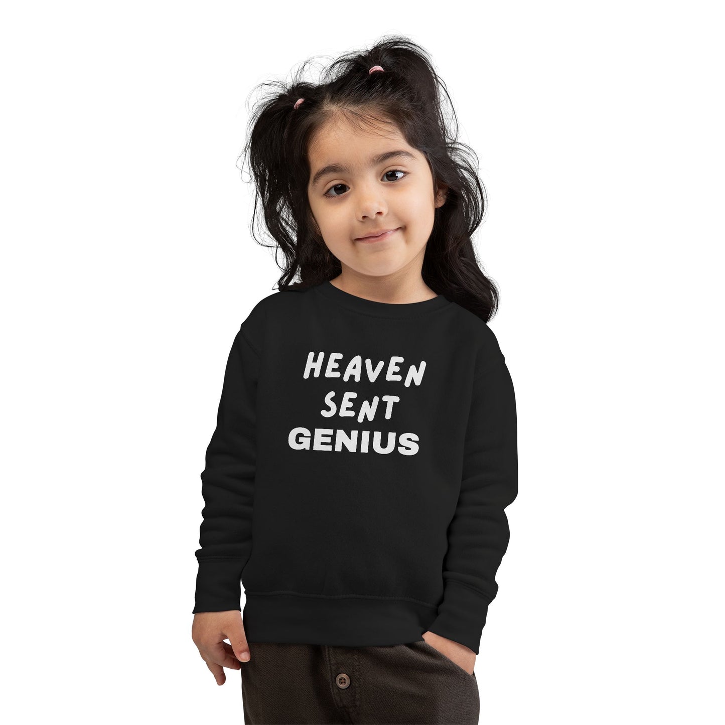 Heaven Sent Genius Toddler Sweatshirt - Cozy Kids Apparel